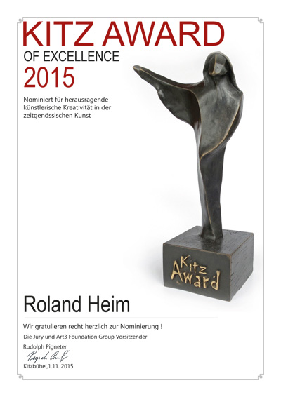Roland S. Heim - Nominierung Kitz Award